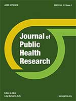 JOURNAL OF PUBLIC HEALTH RESEARCH