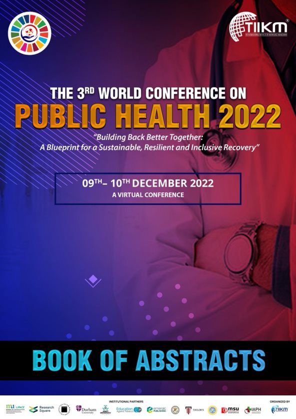 The 3rd World Conference on Public Health 2022 WCPH 2022